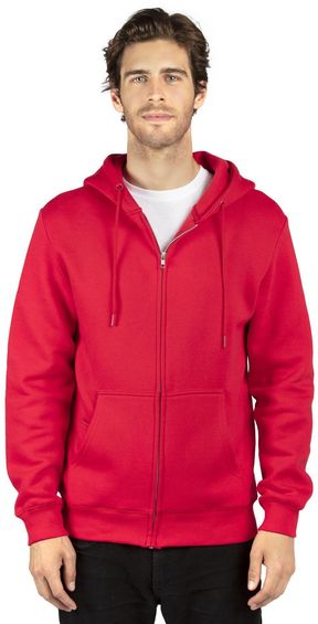 Threadfast Apparel Adult Unisex 8.5 oz 65/25/10 cotton/recycled polyester Ultimate Fleece Full-Zip Hooded Sweatshirt